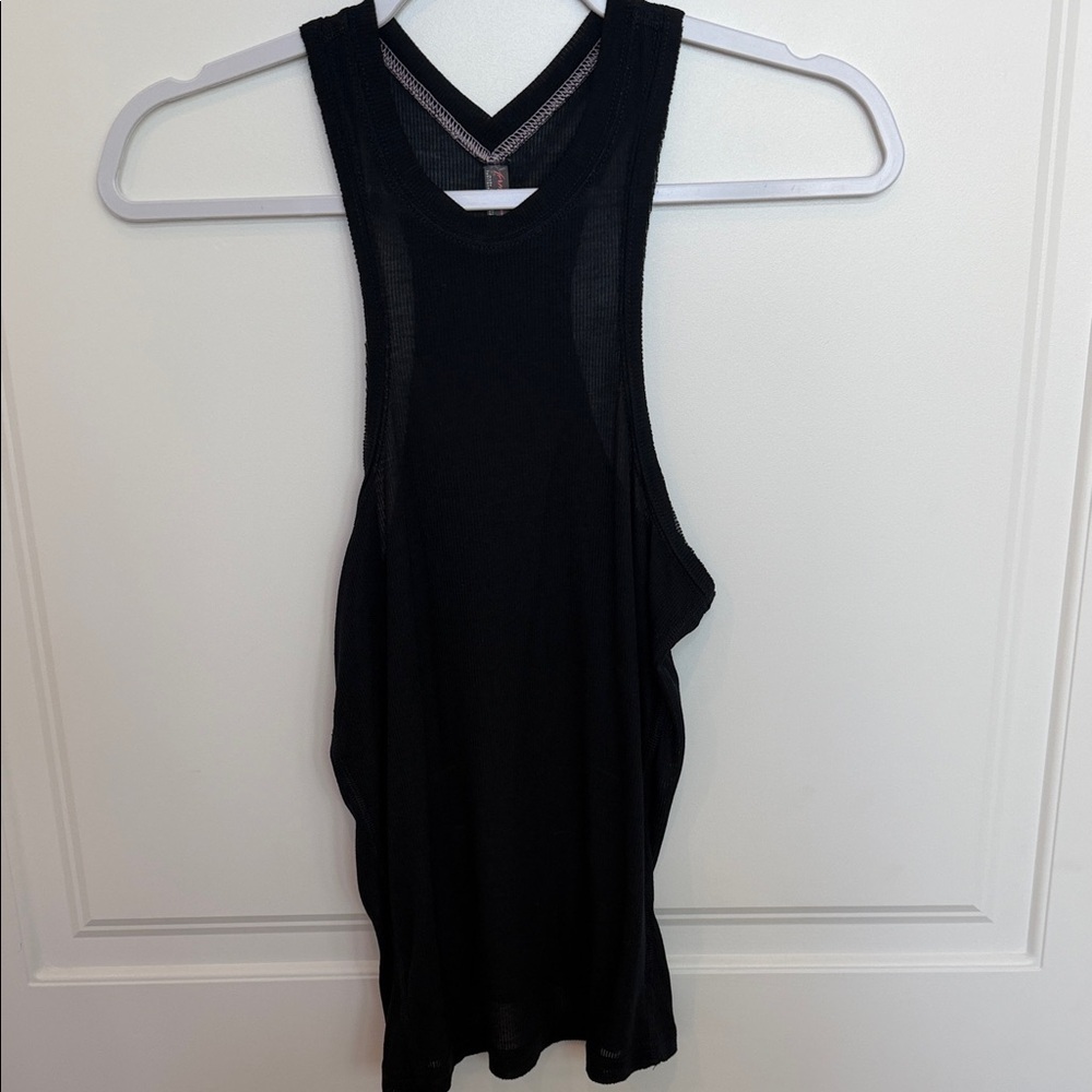 FP Movement by Free People Black Racerback Tank